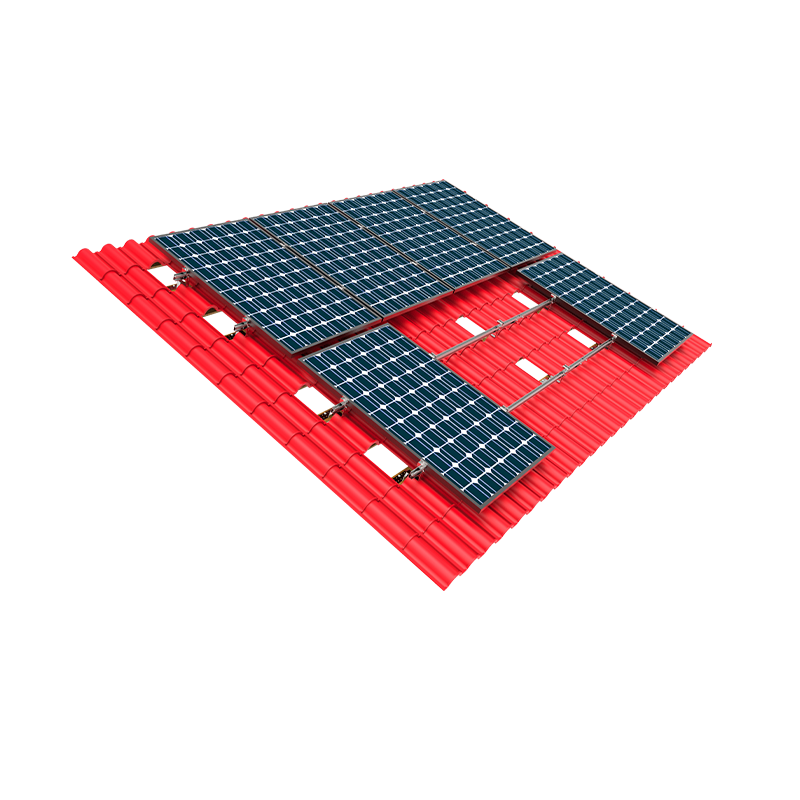 کاشی پشت بام PV نصب